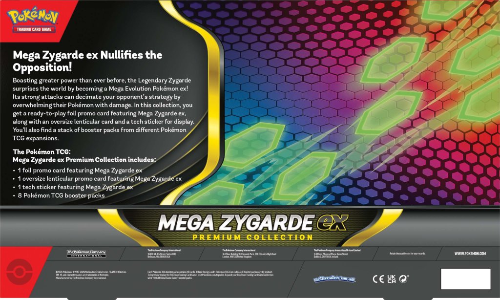 Pokemon TCG: Mega Zygarde ex Premium Collection *Sealed*