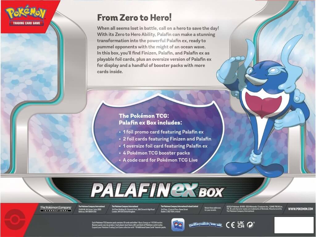 Pokemon TCG: Palafin ex Collection Box *Sealed*