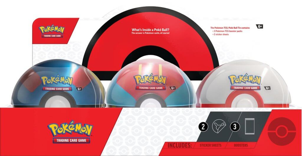 Pokemon TCG: Pokeball Tin (Series 9) *Sealed*