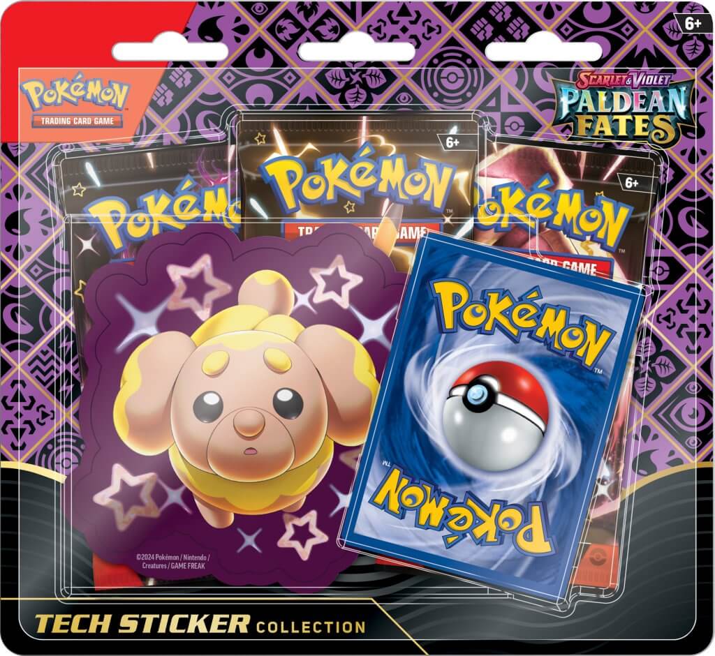 Pokemon TCG: Paldean Fates: Tech Sticker Blister  - Assorted *Sealed*