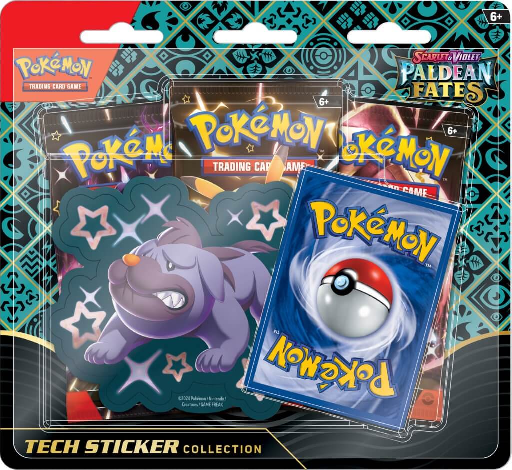 Pokemon TCG: Paldean Fates: Tech Sticker Blister  - Assorted *Sealed*