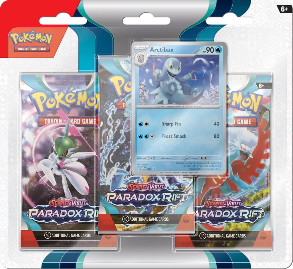 Pokemon TCG: Scarlet & Violet: Paradox Rift 3-Pack Booster *Sealed*