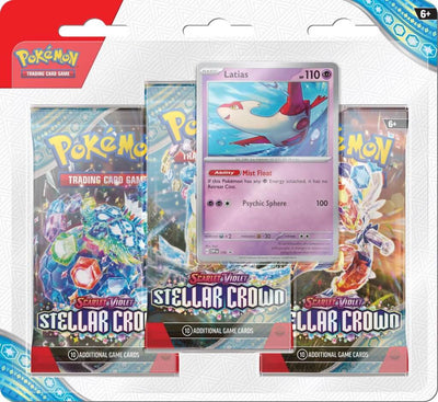 Pokemon TCG: Scarlet & Violet: Stellar Crown 3-Pack Booster *Sealed*
