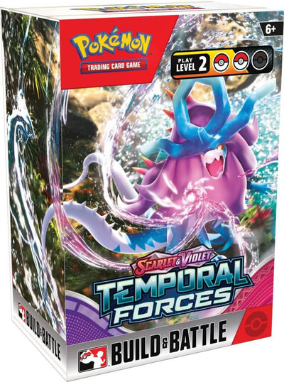 Pokemon TCG: Scarlet & Violet: Temporal Forces Build & Battle Box *Sealed*