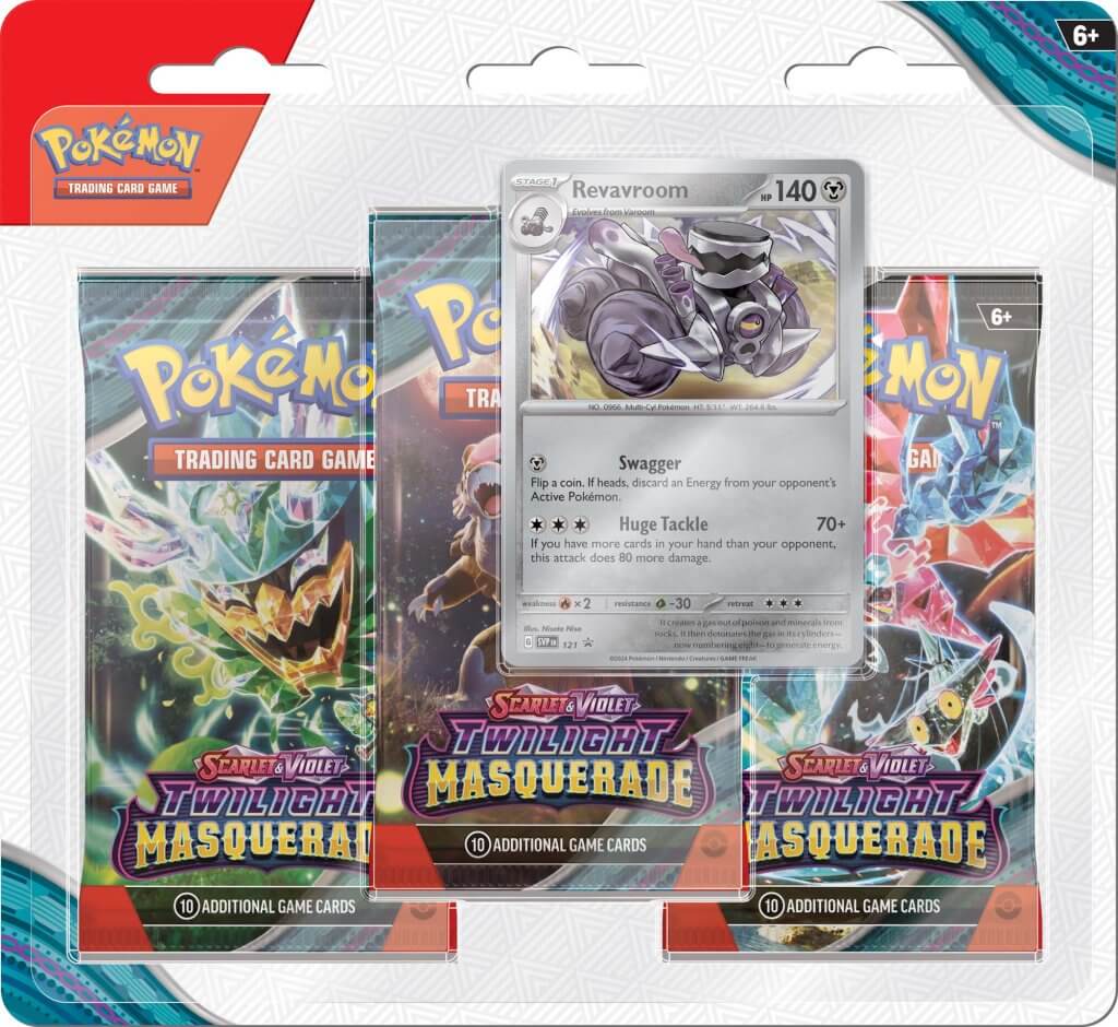 Pokemon TCG: Scarlet & Violet: Twilight Masquerade 3-Pack Booster *Sealed*