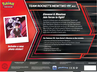 Pokemon TCG: Team Rocket's Mewtwo ex Box *Sealed*