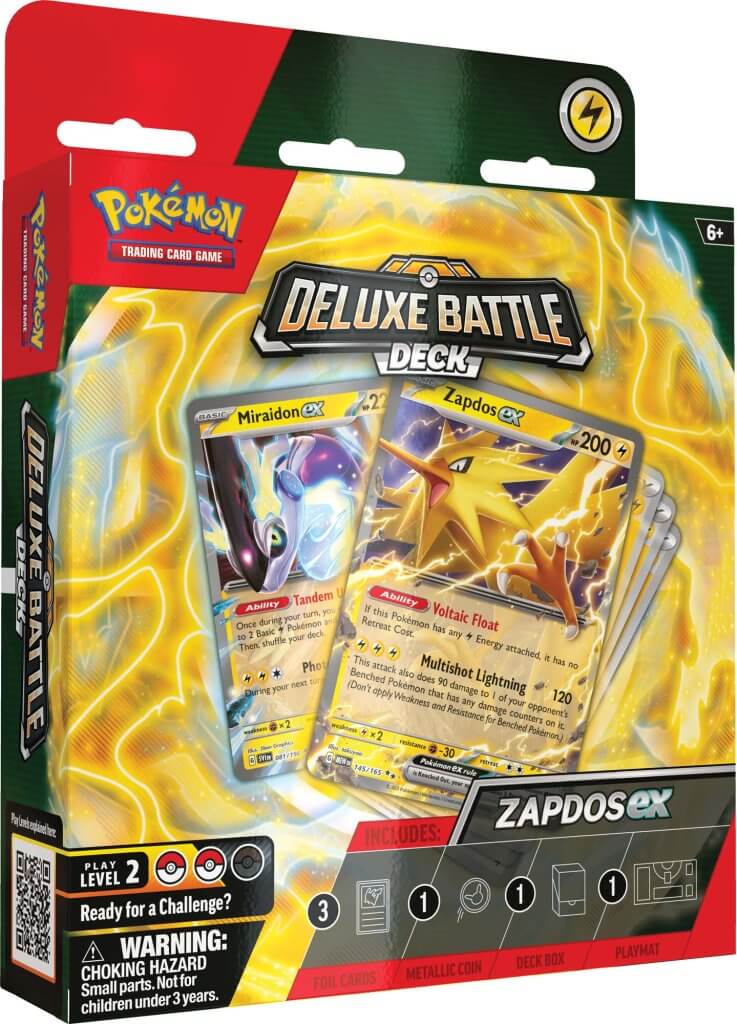 Pokemon TCG: Deluxe Battle Deck - Ninetales/Zapdos ex *Sealed* DOWNSTAIRS LISTING