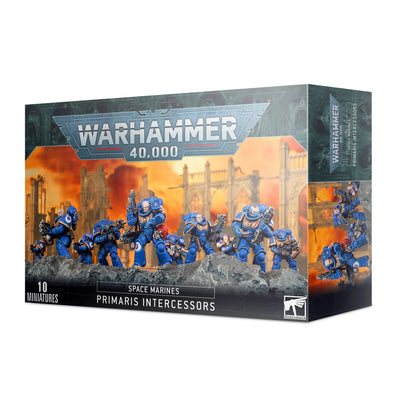 Warhammer 40,000 Miniature - Space Marines - Primaris Intercessors