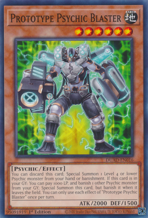 Prototype Psychic Blaster [DUAD-EN016] Common