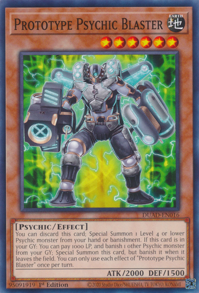 Prototype Psychic Blaster [DUAD-EN016] Common