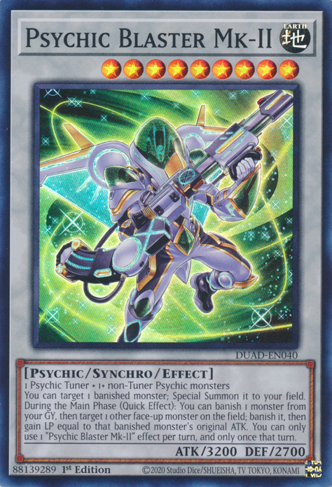 Psychic Blaster Mk-II [DUAD-EN040] Super Rare