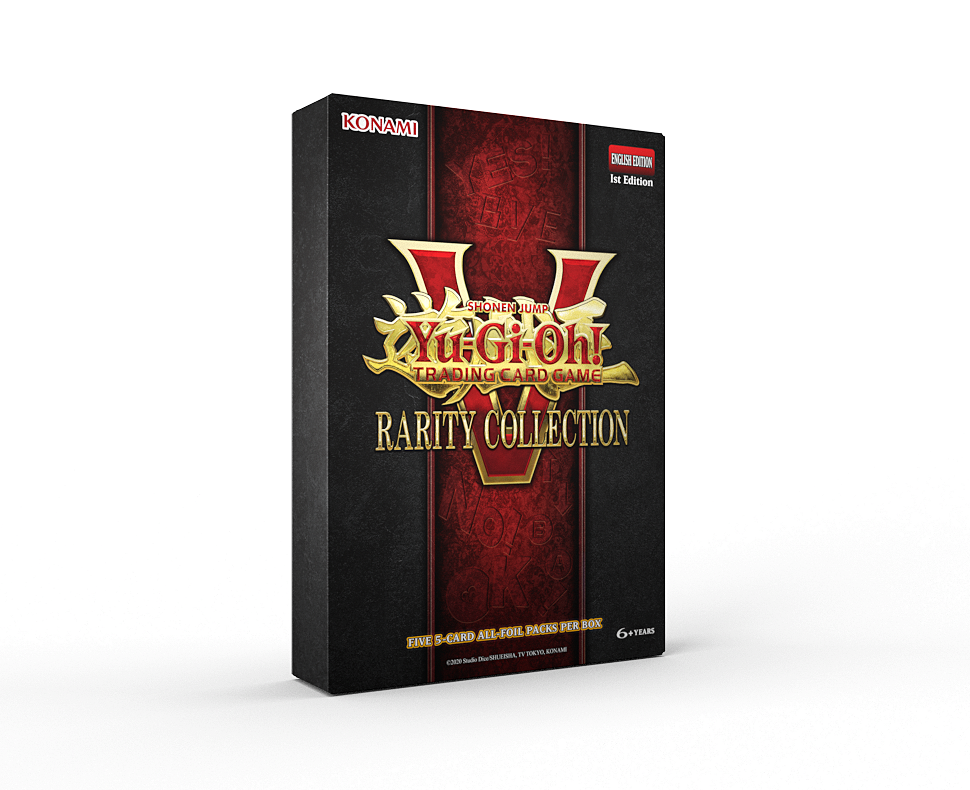 Yugioh! Booster Packs: Rarity Collection V 3-Pack Tuck Box *Sealed* (PRE-ORDER, SHIPS APR 9TH)