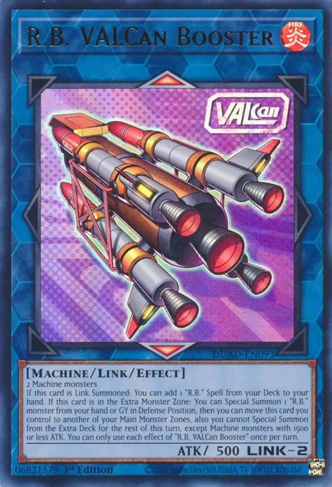R.B. VALCan Booster [DUAD-EN093] Ultra Rare
