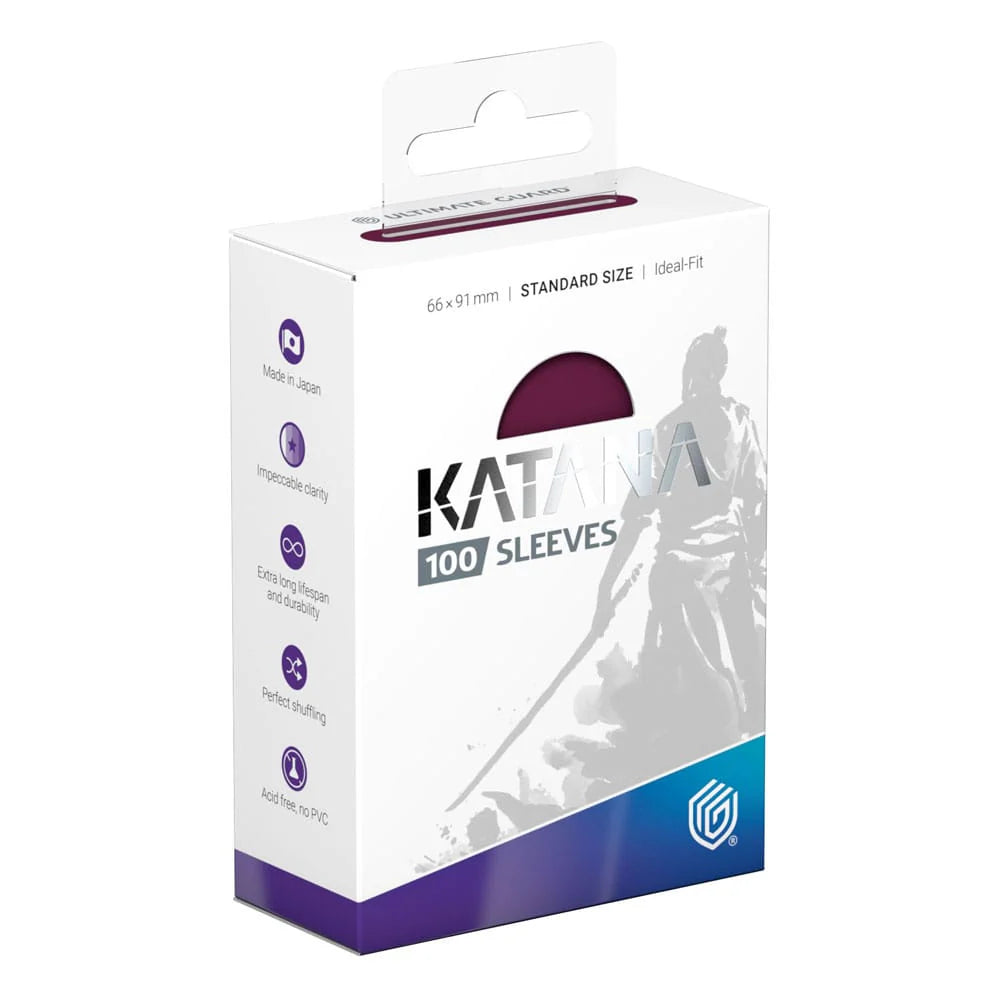 Katana Sleeves - Radiant Plum Matte (Standard Size 100 Pack)