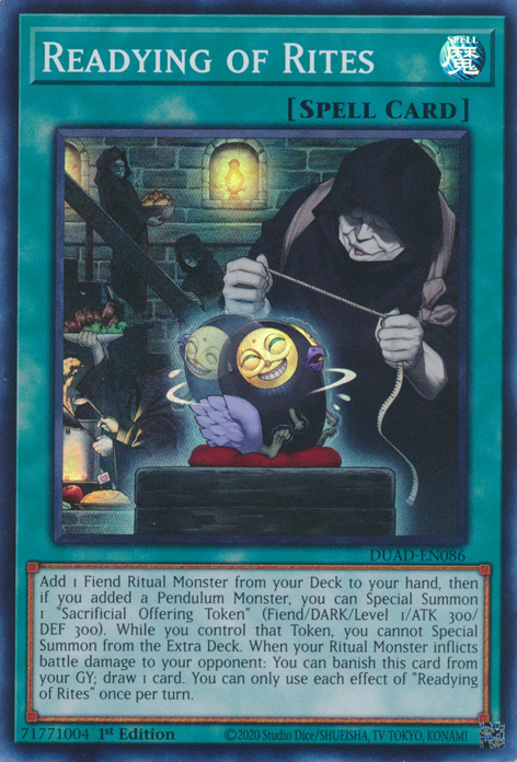 Readying of Rites [DUAD-EN086] Super Rare