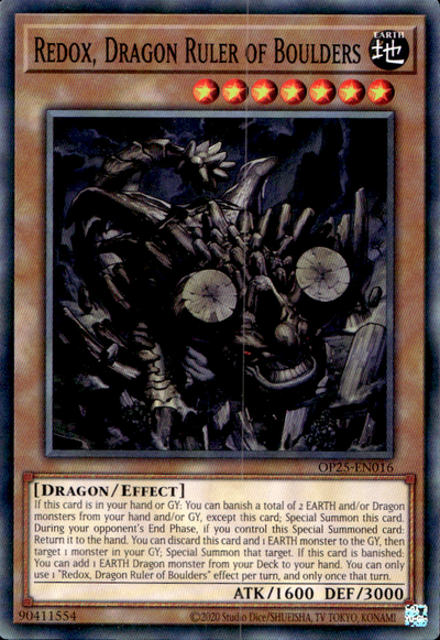 Redox, Dragon Ruler of Boulders [OP25-EN016] Common