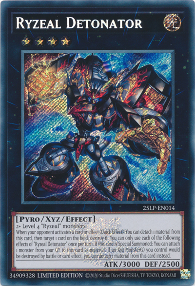 Ryzeal Detonator (ESR) [25LP-EN014] Emblazoned Secret Rare