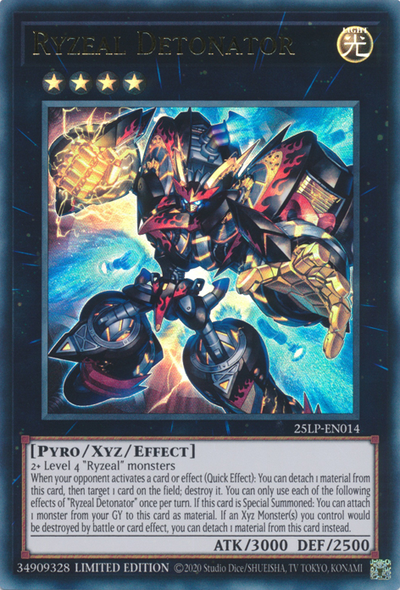 Ryzeal Detonator [25LP-EN014] Ultra Rare