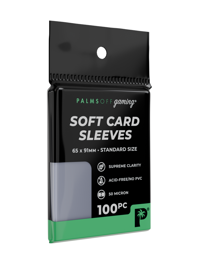 Palms Off - Soft Sleeves (100PC) (Standard Sized) Clear