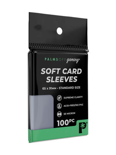 Palms Off - Soft Sleeves (100PC) (Standard Sized) Clear
