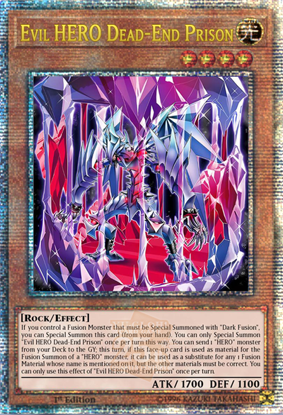 Evil HERO Dead-End Prison - [SUDA-EN002 (QCSR)] Quarter Century Secret Rare - SUDA PRE-ORDER, SHIPS 23/01/2025  - TCG Collector NZ - Yu-Gi-Oh Singles