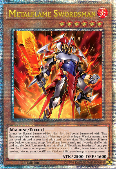 Metalflame Swordsman - [SUDA-EN014 (QCSR)] Quarter Century Secret Rare - SUDA PRE-ORDER, SHIPS 23/01/2025  - TCG Collector NZ - Yu-Gi-Oh Singles