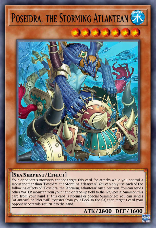 Poseidra, the Storming Atlantean - [SUDA-EN016] Secret Rare - SUDA PRE-ORDER, SHIPS 23/01/2025  - TCG Collector NZ - Yu-Gi-Oh Singles