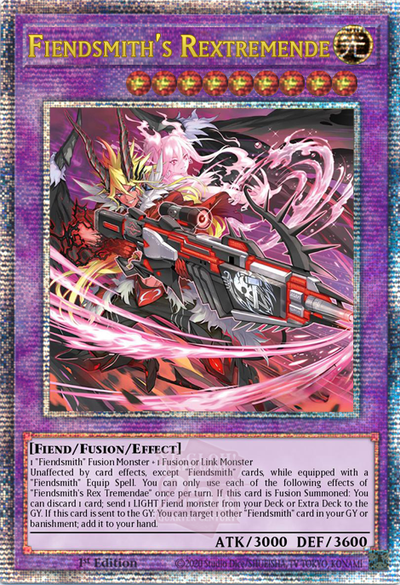 Fiendsmith's Rextremende - [SUDA-EN037 (QCSR)] Quarter Century Secret Rare - SUDA PRE-ORDER, SHIPS 23/01/2026  - TCG Collector NZ - Yu-Gi-Oh Singles