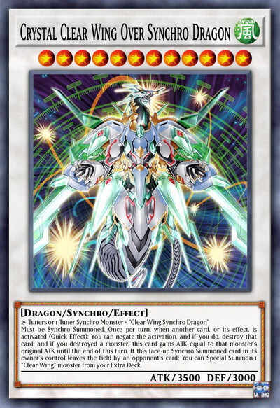 Crystal Clear Wing Over Synchro Dragon - [SUDA-EN039] Ultra Rare - SUDA PRE-ORDER, SHIPS 23/01/2025  - TCG Collector NZ - Yu-Gi-Oh Singles