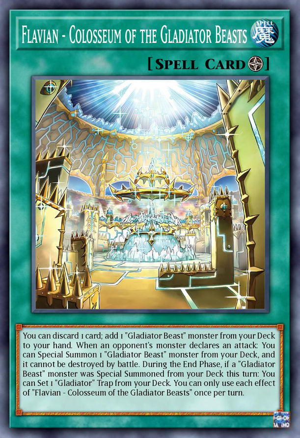 Flavian - Colosseum of the Gladiator Beasts - [SUDA-EN060] Common - SUDA PRE-ORDER, SHIPS 23/01/2025  - TCG Collector NZ - Yu-Gi-Oh Singles