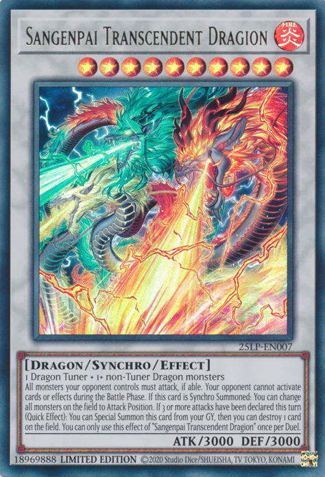 Sangenpai Transcendent Dragion [25LP-EN007] Ultra Rare