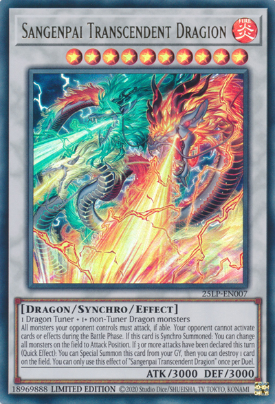Sangenpai Transcendent Dragion [25LP-EN007] Ultra Rare