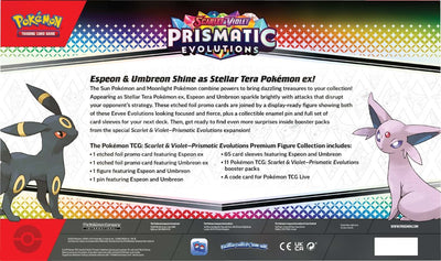 Pokemon TCG: Scarlet & Violet: Prismatic Evolutions Figure Collection