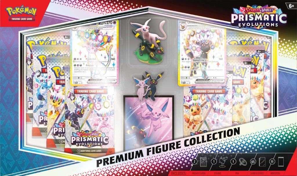 Pokemon TCG: Scarlet & Violet: Prismatic Evolutions Figure Collection
