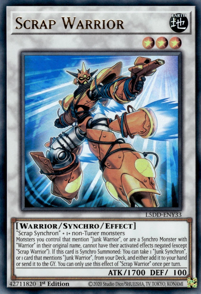 Scrap Warrior [L5DD-ENY33] Ultra Rare