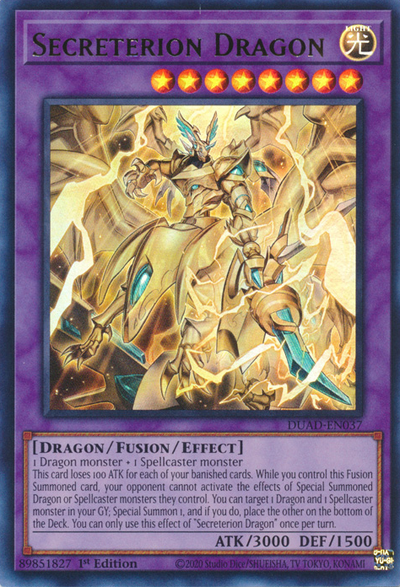 Secreterion Dragon [DUAD-EN037] Ultra Rare