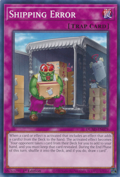 Shipping Error [DUAD-EN079] Common