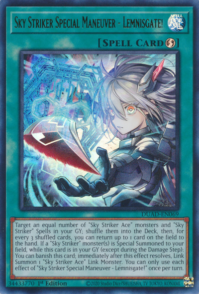 Sky Striker Special Maneuver - Lemnisgate! [DUAD-EN069] Ultra Rare