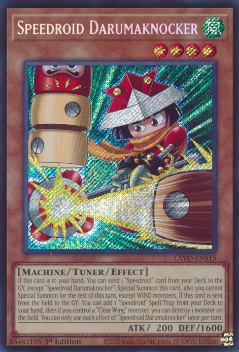 Speedroid Darumaknocker (Secret Rare) [LAVD-ENS15] Secret Rare