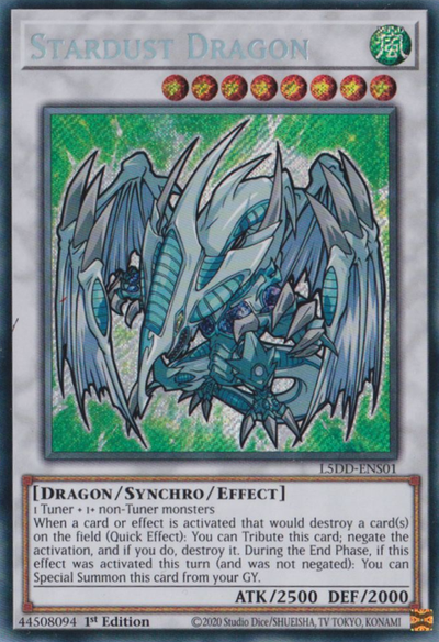 Stardust Dragon (L5DD-ENS01) [L5DD-ENS01] Secret Rare