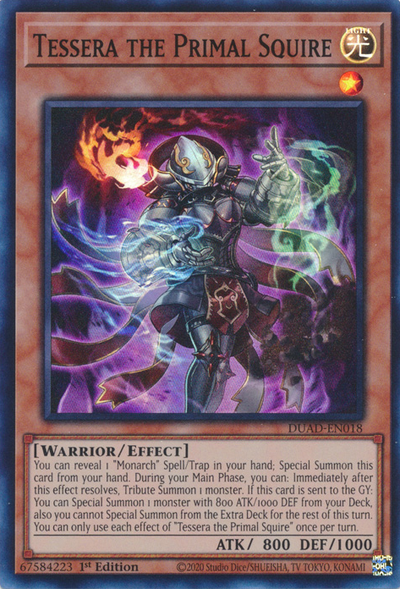 Tessera the Primal Squire [DUAD-EN018] Super Rare