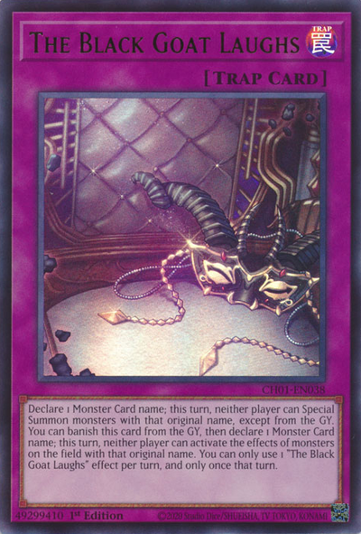 The Black Goat Laughs [CH01-EN038] Ultra Rare