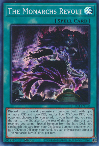 The Monarchs Revolt [DUAD-EN062] Super Rare