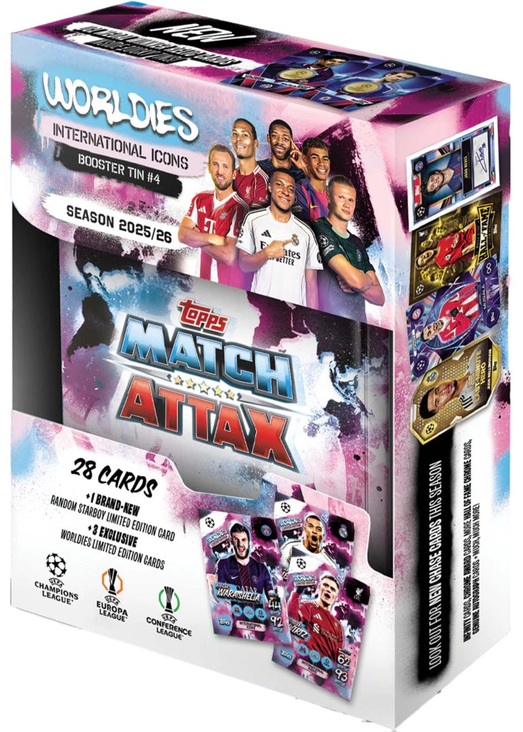 2025-26 MATCH ATTAX UEFA Champions League Tin *Sealed*