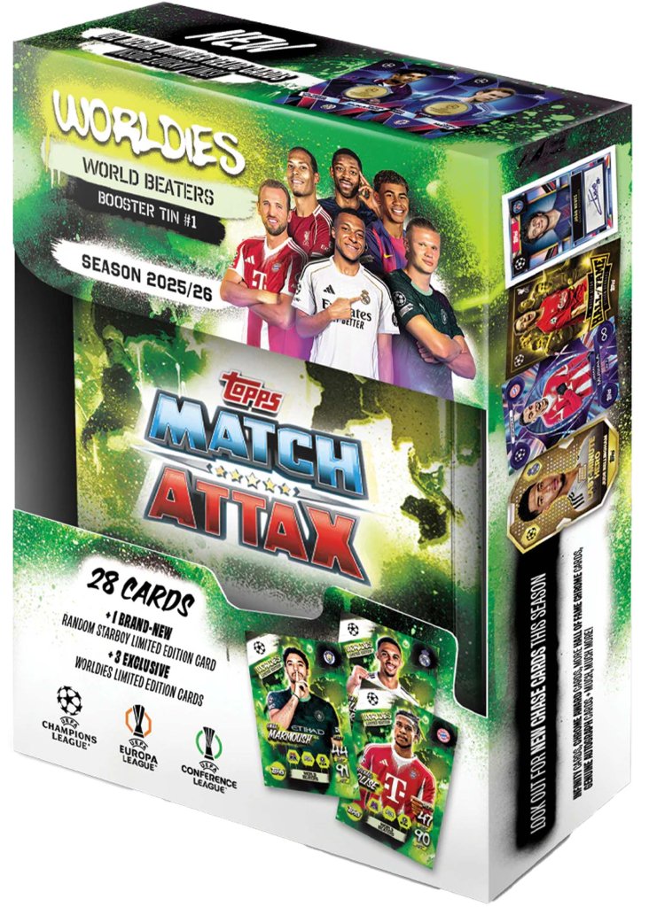 2025-26 MATCH ATTAX UEFA Champions League Tin *Sealed*