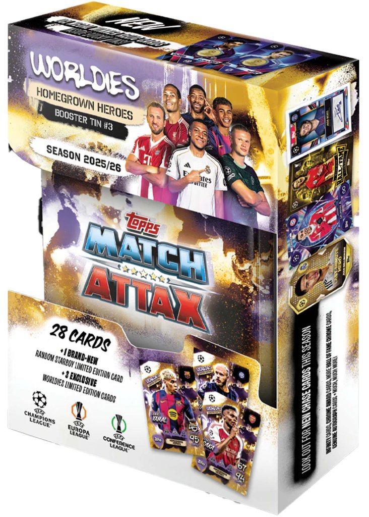 2025-26 MATCH ATTAX UEFA Champions League Tin *Sealed*