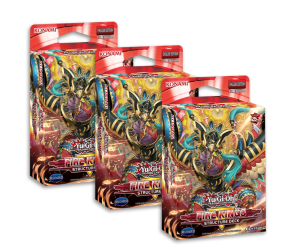 Yugioh! Structure Deck: Fire Kings BUNDLE OF 3 *Sealed*