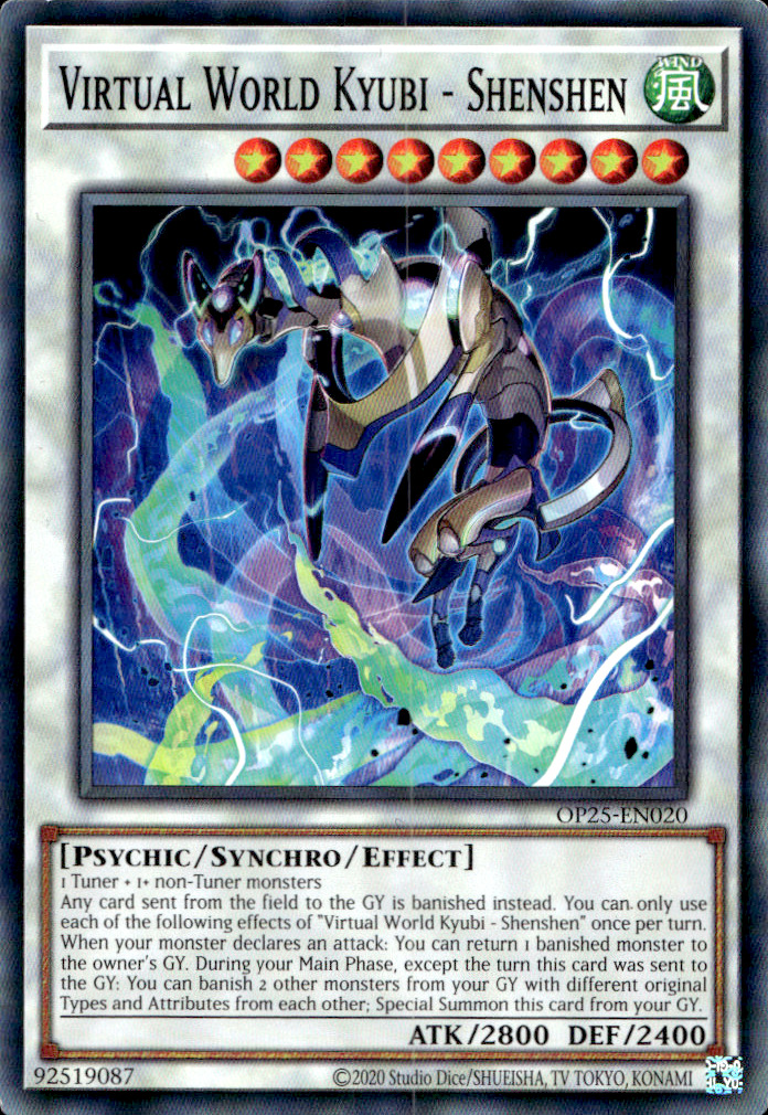Virtual World Kyubi - Shenshen [OP25-EN020] Common