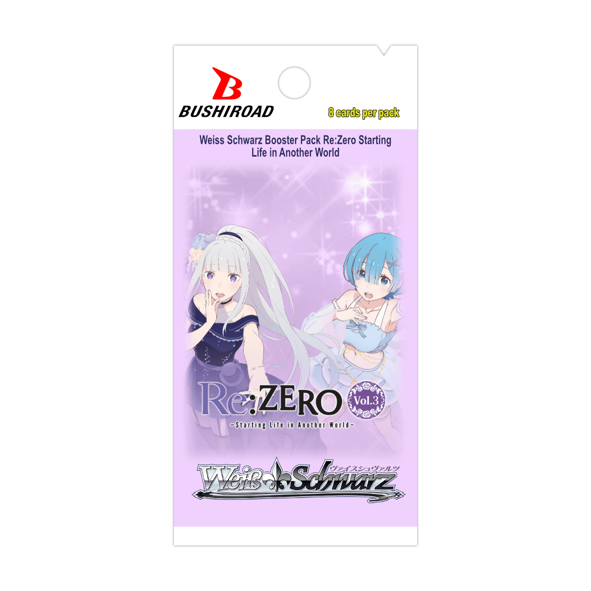 Weiss Schwarz: RE: Zero Starting Life In Another World - Vol. 3 Booster Pack *Sealed*
