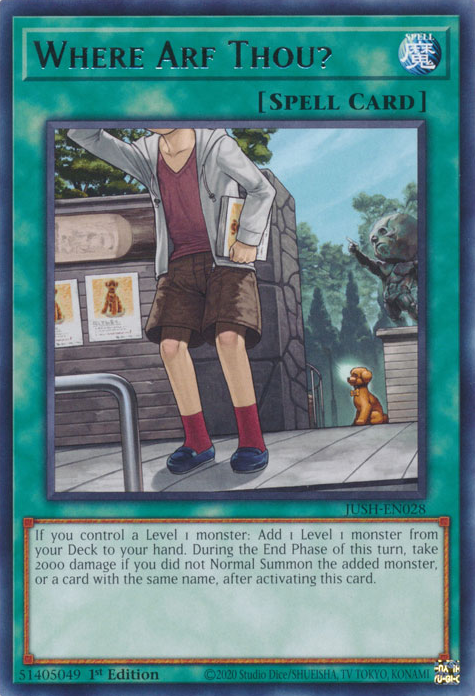 Where Arf Thou? [JUSH-EN028] Rare